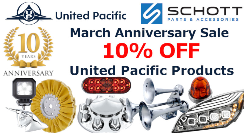 United Pacific 10% Off Sale