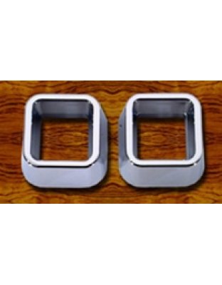 Kenworth Chrome Bezel Cover - Warning Light &amp; Turn Signals - Set Of 2 Part Number: KP108C