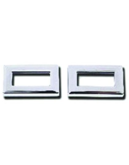 Kenworth chrome bezel cover - switch labels - set of 6 Part Number: Kp107xc