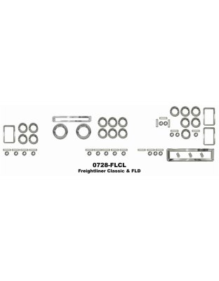 Classic &amp; fld full cover dash kit Part Number: 0728-FLCL