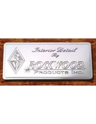 S/s plate - interior detailed by rockwood Part Number: Kt952idr