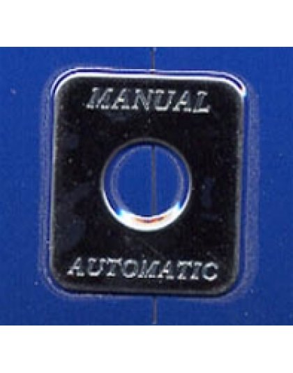 Freightliner face plate s/s - engine fan manual/automatic Part Number: Wp-fs7