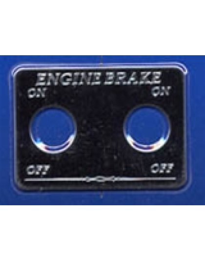 Freightliner face plate s/s - engine brake 2-switch Part Number: Wp-fs11