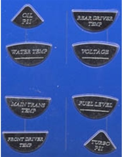 Freightliner master pack s/s gauge emblems Part Number: Wp-g55a