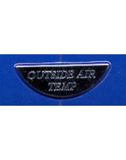 Freightliner s/s guage emblem - outside air temp Part Number: Wp-g66