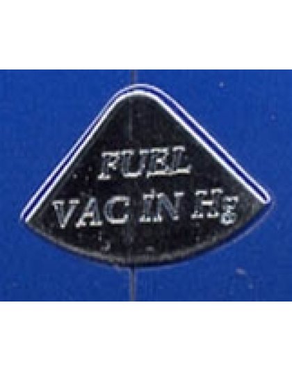 Freightliner s/s guage emblem - fuel vac in hg Part Number: Wp-g70