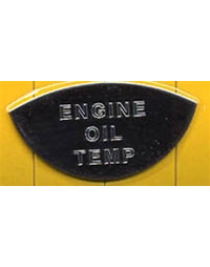 International s/s guage emblem - engine oil temp Part Number: Wp-g76