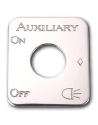 Stainless Steel Auxiliary Lights Switch Plate | Part Number: Ke701al