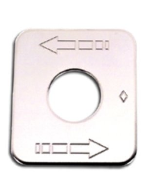 Kenworth Switch Plate (arrows) top-left, bottom-right | Part Number: Ke701aro