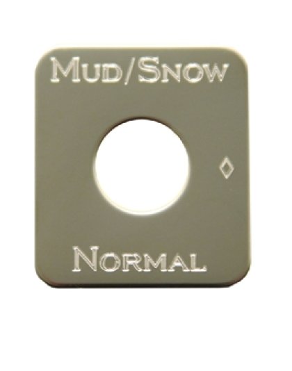 Kenworth switch plate mud/snow Part Number: Ke701ms