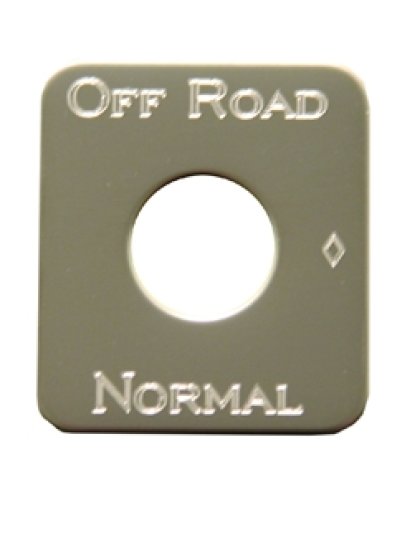 Kenworth switch plate off-road - normal Part Number: Ke701orn