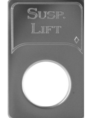 Kenworth switch plate indicator lights - suspension lift Part Number: Ke702spl