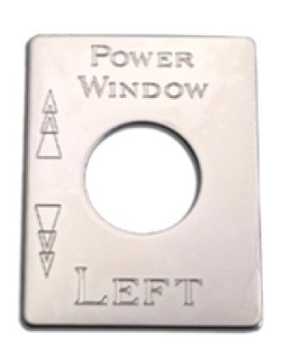 Kenworth switch plate power air operated window left Part Number: Ka20wl