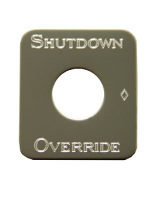 Kenworth switch plate shutdown override Part Number: Ke701so