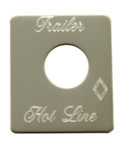 Peterbilt 359 - 379 switch plate trailer hot line Part Number: Pe26tlhl