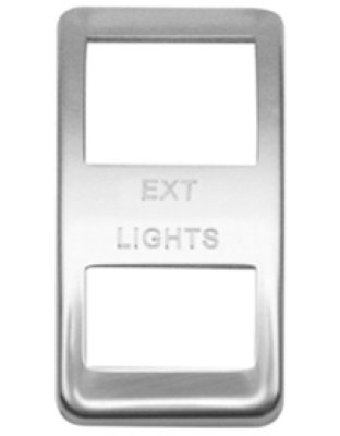 Western star actuator switch plate - exterior lights Part Number: Wp-ws46