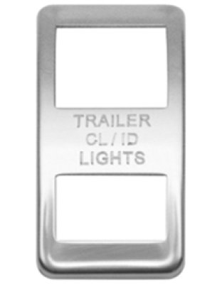 Western star actuator switch plate - trailer clearance / id lights Part Number: Wp-ws62