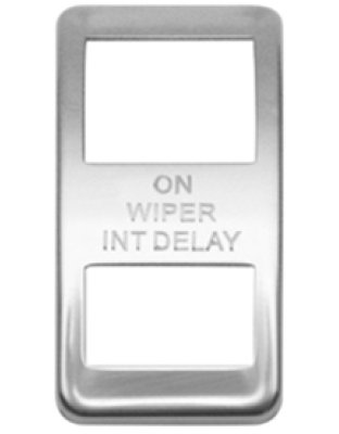 Western star actuator switch plate - wiper, on / int / delay Part Number: Wp-ws68