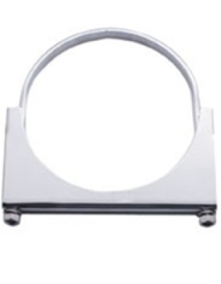 6" chrome saddle clamp Part Number: 10291