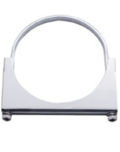 6" chrome saddle clamp Part Number: 10291