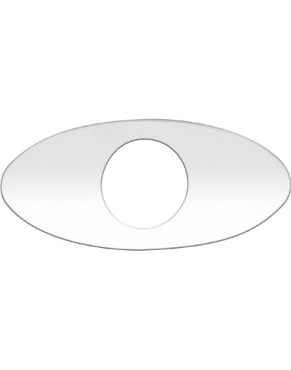 Peterbilt keyhole protector plain oval per pair Part Number: PT91X