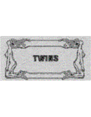 Chrome twin nudes license plate frame Part Number: 20230