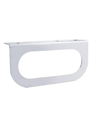 Chrome L Bracket for Oval Light | Part Number: 81381