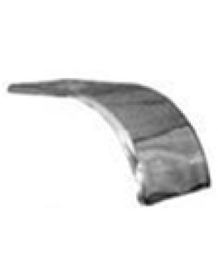 30&quot; Drop Polished Half Tandem Fender Part Number: 30-7322-6F