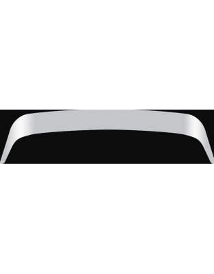 Pete 379 extended hood s/s bug deflector Part Number: VP120106