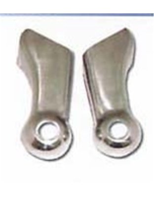 Polished cast aluminum standard headlight bracket/pair Part Number: 99100