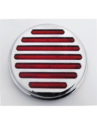 4" led flatline red/clear stop/tail/turn Part Number: TLED-F4CR