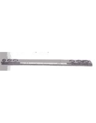 Full 1pc stainless rear lite bar w/3 round s/t/t lights each end Part Number: 80130