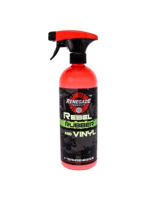 REBEL RUBBER &amp; VINYL SPRAY 24OZ. PART NUMBER CLRRV24