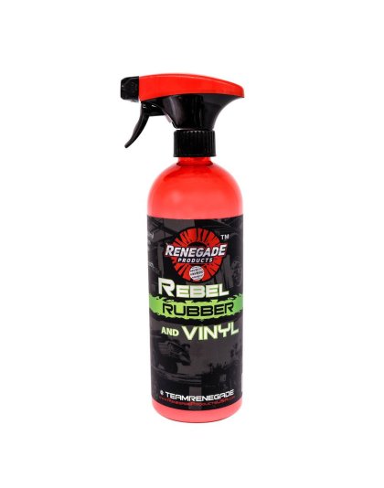 REBEL RUBBER &amp; VINYL SPRAY 24OZ. PART NUMBER CLRRV24