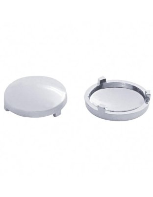 Chrome Plastic Covers For 3/4&quot; Round Vinyl Button For Most Freightliner &amp; International| Part Number:70195B