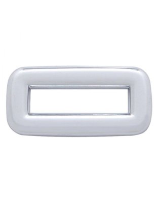 Chrome Plastic Toggle Switch Label Cover Without Visor For 2002+ Peterbilt SINGLE | Part Number: 40959B