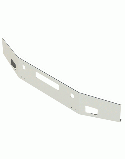 Bumper kw t-800 86 -03 vent hole and side pull tow pin holes Part Number: Fg-0101-26