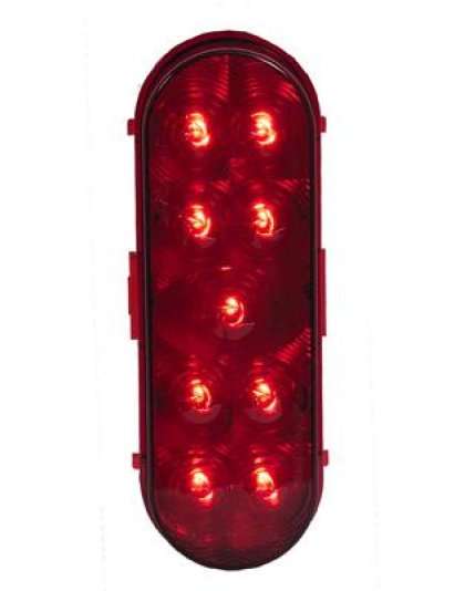 Oval RED Stop/Tail/Turn |  Part Number: M63322R