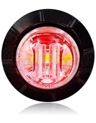 3/4&quot; Red with Clear Lens Clearance Marker Light | Part Number: M09300RCL