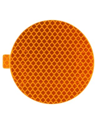 3&quot; Round, Yellow, Reflector, Adhesive Mount | Part Number: 98175Y