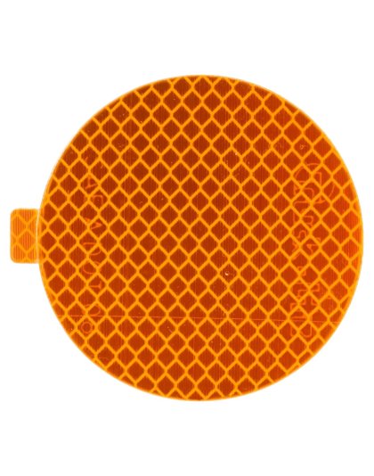 3&quot; Round, Yellow, Reflector, Adhesive Mount | Part Number: 98175Y