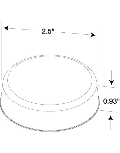 Signal-Stat, LED, Red Round, 6 Diode, Marker Clearance Light, P2, PL-10, 12V | Part Number: 1050