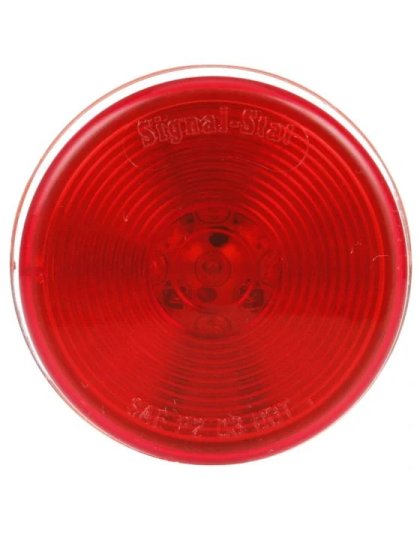 Signal-Stat, LED, Red Round, 6 Diode, Marker Clearance Light, P2, PL-10, 12V | Part Number: 1050