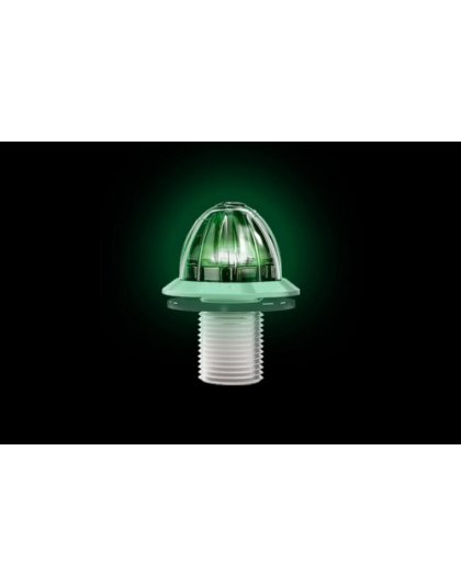 3/4&quot; Mini Watermelon Green Light and Clear Lens 8 PACK| Part Number: HEROGCWMMINI-8