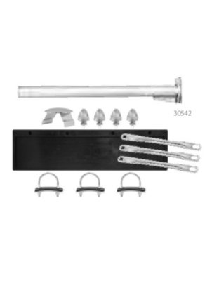 Chrome Quarter Fender Mouting Kit 4 Bolt | Part Number: 30542