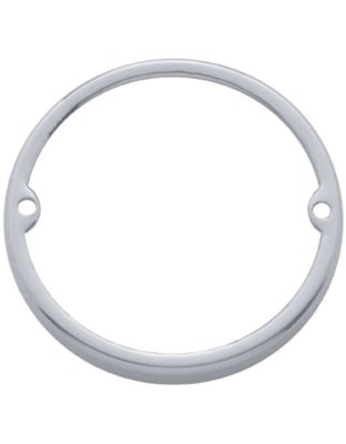 Stainless Steel Low Profile Cab Light Bezel | Part Number: 30317