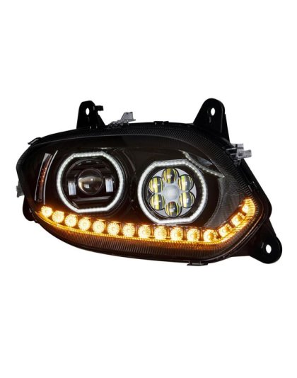 &quot;Blackout&quot; LED Headlight For 2017-2021 International LT Truck - Passenger side | Part Number: 35760