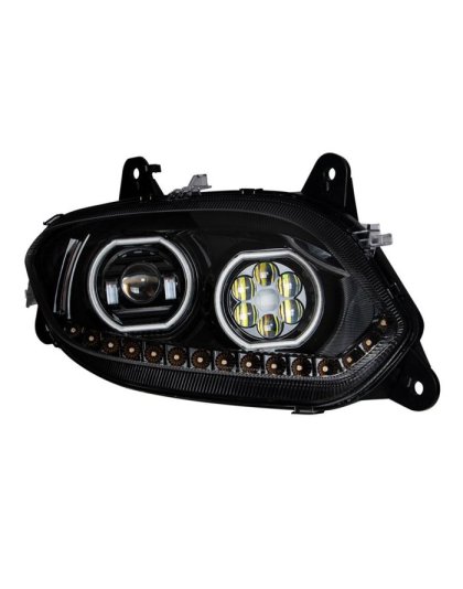 &quot;Blackout&quot; LED Headlight For 2017-2021 International LT Truck - Passenger side | Part Number: 35760