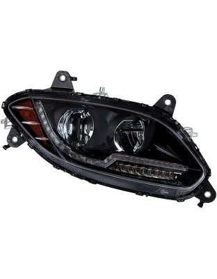 &quot;Blackout&quot; LED Headlight For 2017-2021 International LT Truck - DRIVER side | Part Number: 35759