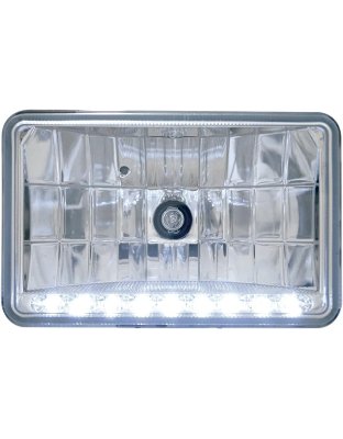 4X6 Crystal Low Beam White Leds | Part Number: 31368